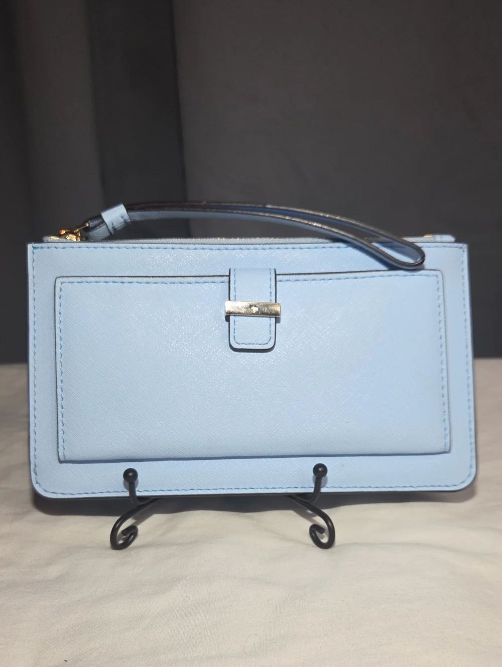 KATE SPADE Karolina Cedar Street Sky Blue Wallet Wristlet